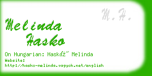 melinda hasko business card